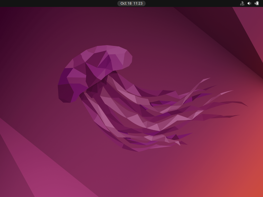 Démarrage de l'interface de Ubuntu