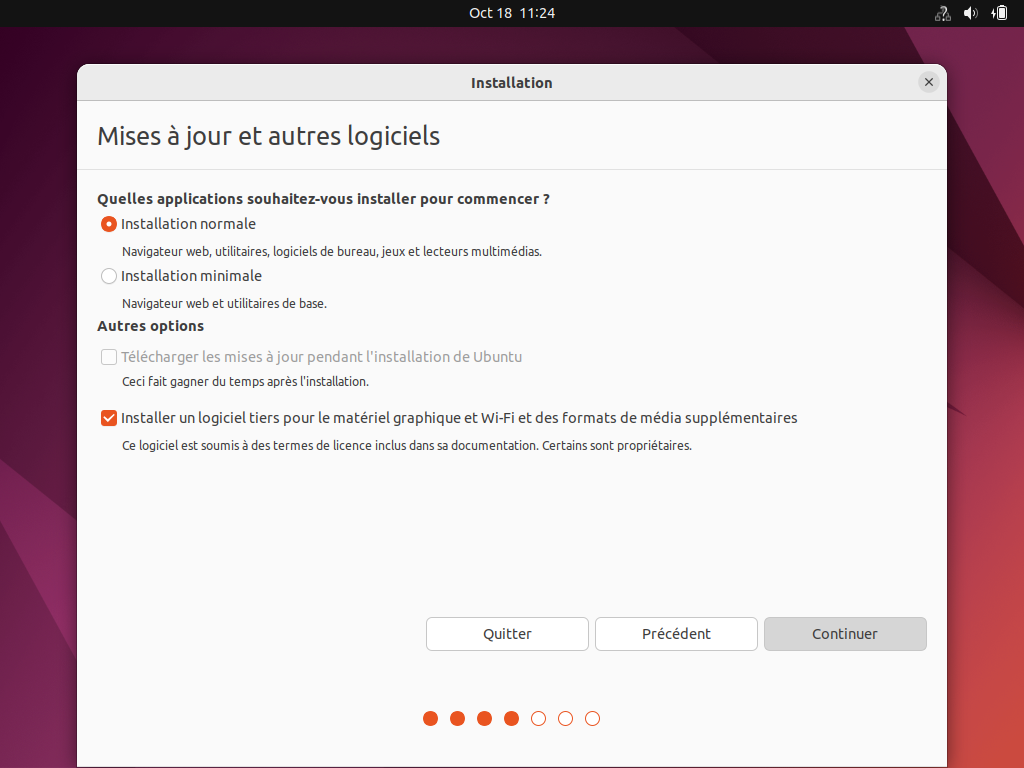 Quel type d'installation